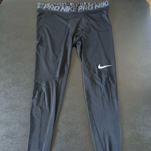 Black XL Nike Pro Dri Fit Compression Pants